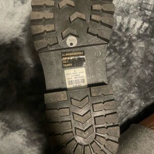 Sturdy Black Rugged Sole Boots